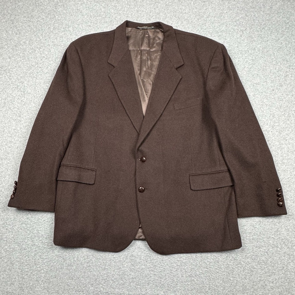 Tailors‎ Row By Deansgate 100% Camel Hair Blazer Coat Jacket Chocolate Brown 50R